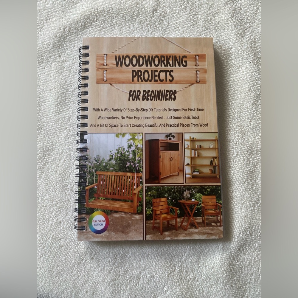 📘 Woodworking Projects for Beginners DIY Guide Easy Plans Kids & Adults 🛠️